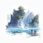 An image of a bustling outdoor market scene, with vendors displaying various quail breeds in wooden crates